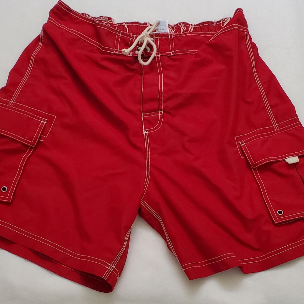 Sand N Sun Mens Swim Shorts Sz L